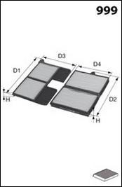 Mecafilter JLR7223 - Filtrs, Salona telpas gaiss ps1.lv