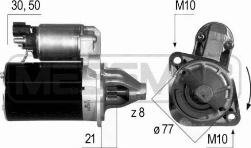 Messmer 220537A - Starteris ps1.lv