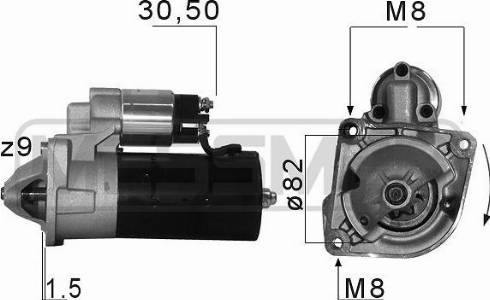 Messmer 220679A - Starteris ps1.lv