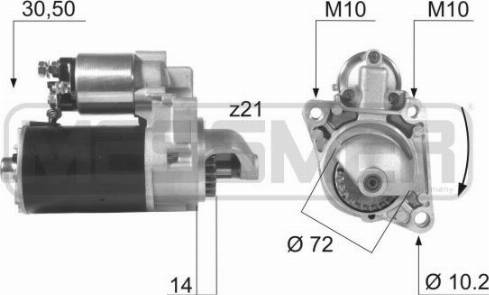 Messmer 220034R - Starteris ps1.lv