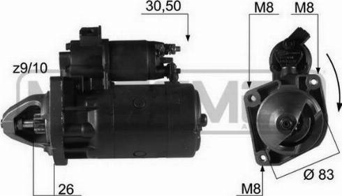 Messmer 220123R - Starteris ps1.lv