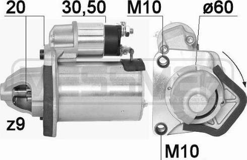 Messmer 220895A - Starteris ps1.lv