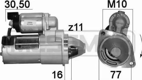 Messmer 220850 - Starteris ps1.lv