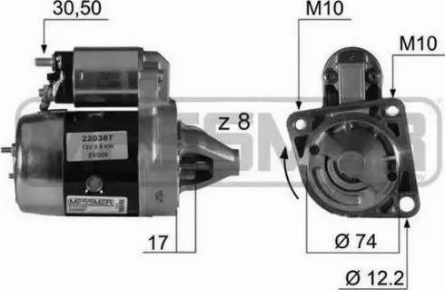 Messmer 220387 - Starteris ps1.lv