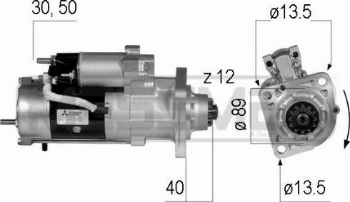 Messmer 220224R - Starteris ps1.lv