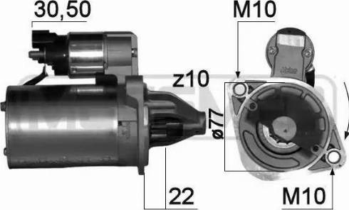 Messmer 220 745 - Starteris ps1.lv