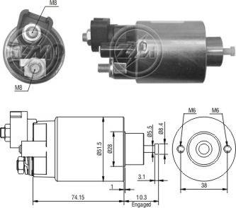 Messmer ZM994 - Ievilcējrelejs, Starteris ps1.lv