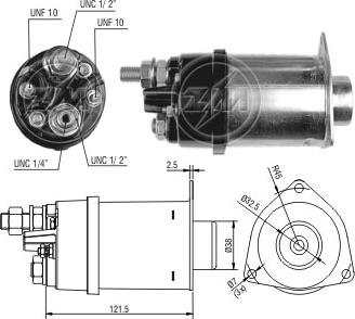 Messmer ZM463 - Ievilcējrelejs, Starteris ps1.lv