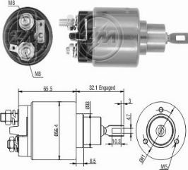 Messmer ZM575C - Ievilcējrelejs, Starteris ps1.lv