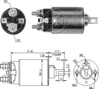 Messmer ZM694 - Ievilcējrelejs, Starteris ps1.lv