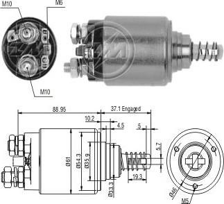 Messmer ZM644 - Ievilcējrelejs, Starteris ps1.lv