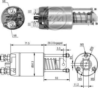 Messmer ZM651 - Ievilcējrelejs, Starteris ps1.lv