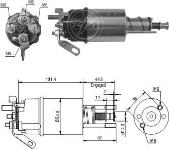 Messmer ZM610 - Ievilcējrelejs, Starteris ps1.lv