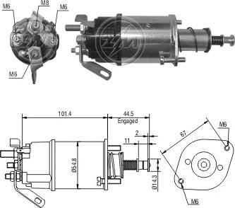 Messmer ZM611 - Ievilcējrelejs, Starteris ps1.lv