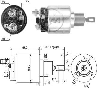 Messmer ZM674 - Ievilcējrelejs, Starteris ps1.lv