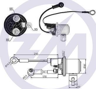 Messmer ZM1428 - Ievilcējrelejs, Starteris ps1.lv