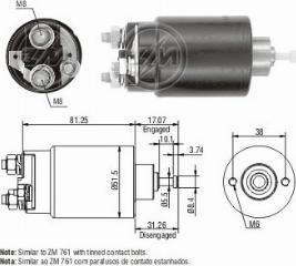 Messmer ZM1761C - Ievilcējrelejs, Starteris ps1.lv