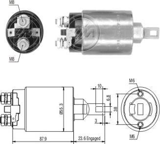 Messmer ZM896 - Ievilcējrelejs, Starteris ps1.lv