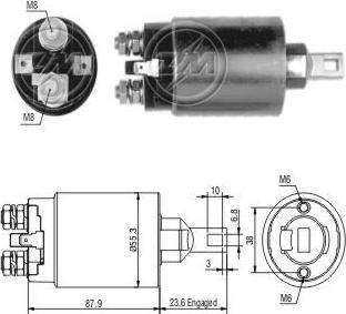 Messmer ZM891 - Ievilcējrelejs, Starteris ps1.lv