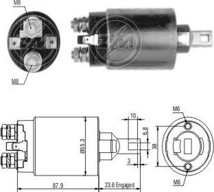 Messmer ZM893 - Ievilcējrelejs, Starteris ps1.lv