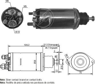 Messmer ZM810 - Ievilcējrelejs, Starteris ps1.lv