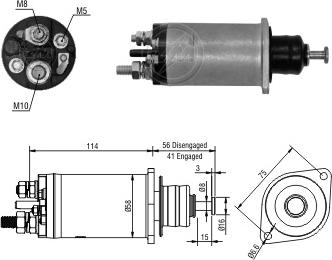 Messmer ZM818 - Ievilcējrelejs, Starteris ps1.lv