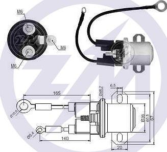 Messmer ZM2428 - Ievilcējrelejs, Starteris ps1.lv