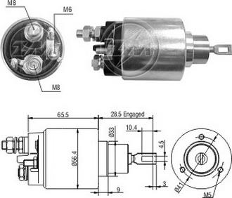 Messmer ZM2479 - Ievilcējrelejs, Starteris ps1.lv