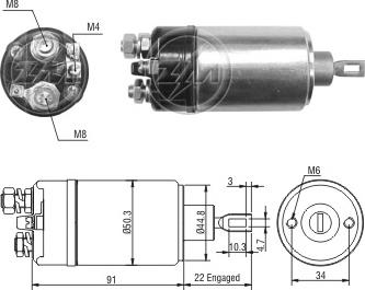 Messmer ZM2629 - Ievilcējrelejs, Starteris ps1.lv