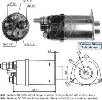 Messmer ZM7456 - Ievilcējrelejs, Starteris ps1.lv