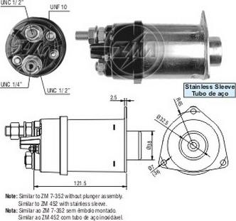 Messmer ZM7452 - Ievilcējrelejs, Starteris ps1.lv