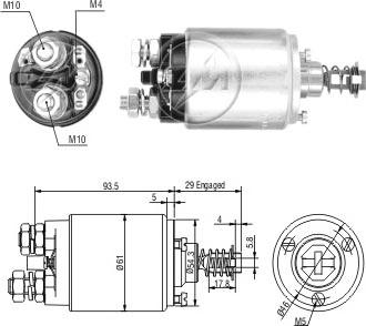 Messmer ZM740 - Ievilcējrelejs, Starteris ps1.lv