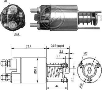 Messmer ZM7651 - Ievilcējrelejs, Starteris ps1.lv