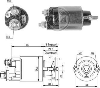 Messmer ZM705 - Ievilcējrelejs, Starteris ps1.lv