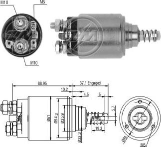 Messmer ZM731 - Ievilcējrelejs, Starteris ps1.lv