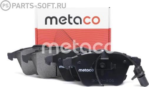 METACO 3000-101 - Bremžu uzliku kompl., Disku bremzes ps1.lv