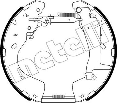 Metelli 51-0522 - Bremžu loku komplekts ps1.lv