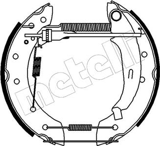 Metelli 51-0063 - Bremžu loku komplekts ps1.lv