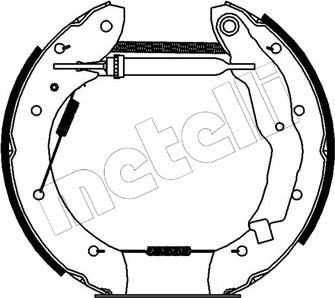 Metelli 51-0067 - Bremžu loku komplekts ps1.lv