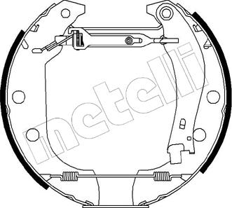 Metelli 51-0012 - Bremžu loku komplekts ps1.lv