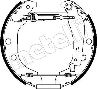 Metelli 51-0078 - Bremžu loku komplekts ps1.lv