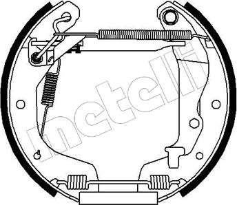 Metelli 51-0196 - Bremžu loku komplekts ps1.lv