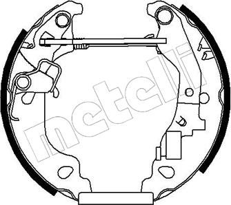 Metelli 51-0145 - Bremžu loku komplekts ps1.lv