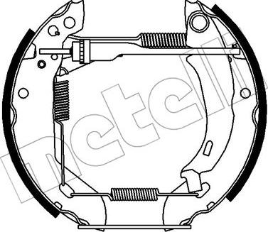 Metelli 51-0395 - Bremžu loku komplekts ps1.lv