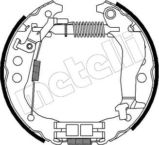 Metelli 51-0233 - Bremžu loku komplekts ps1.lv