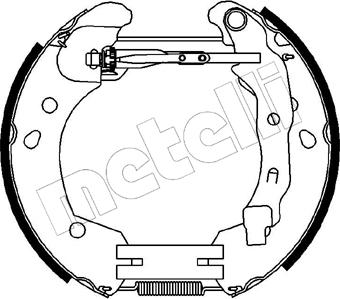 Metelli 51-0231 - Bremžu loku komplekts ps1.lv