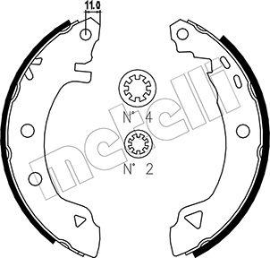 Metelli 53-0346 - Bremžu loku komplekts ps1.lv