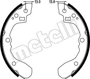 Metelli 53-0220 - Bremžu loku komplekts ps1.lv