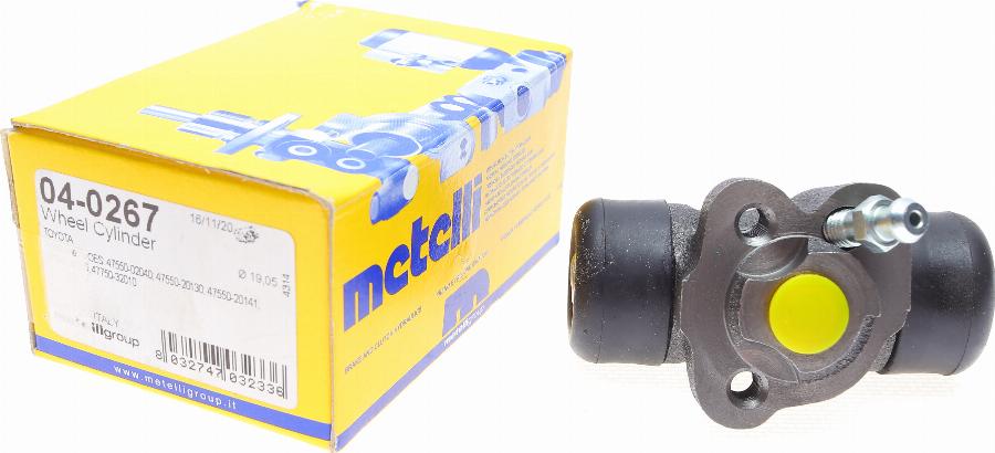 Metelli 04-0267 - Riteņa bremžu cilindrs ps1.lv