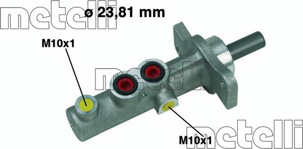 Metelli 05-0449 - Galvenais bremžu cilindrs ps1.lv